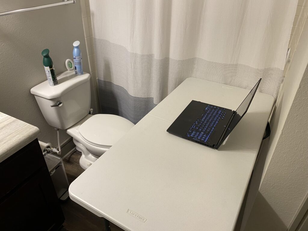 Colonoscopy prep battlestation