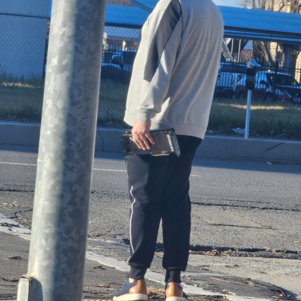 Carrying a GPU while walking down the street