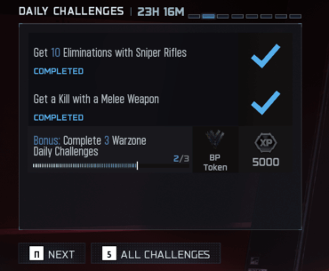 And how am I supposed to know which challenge i need to complete?