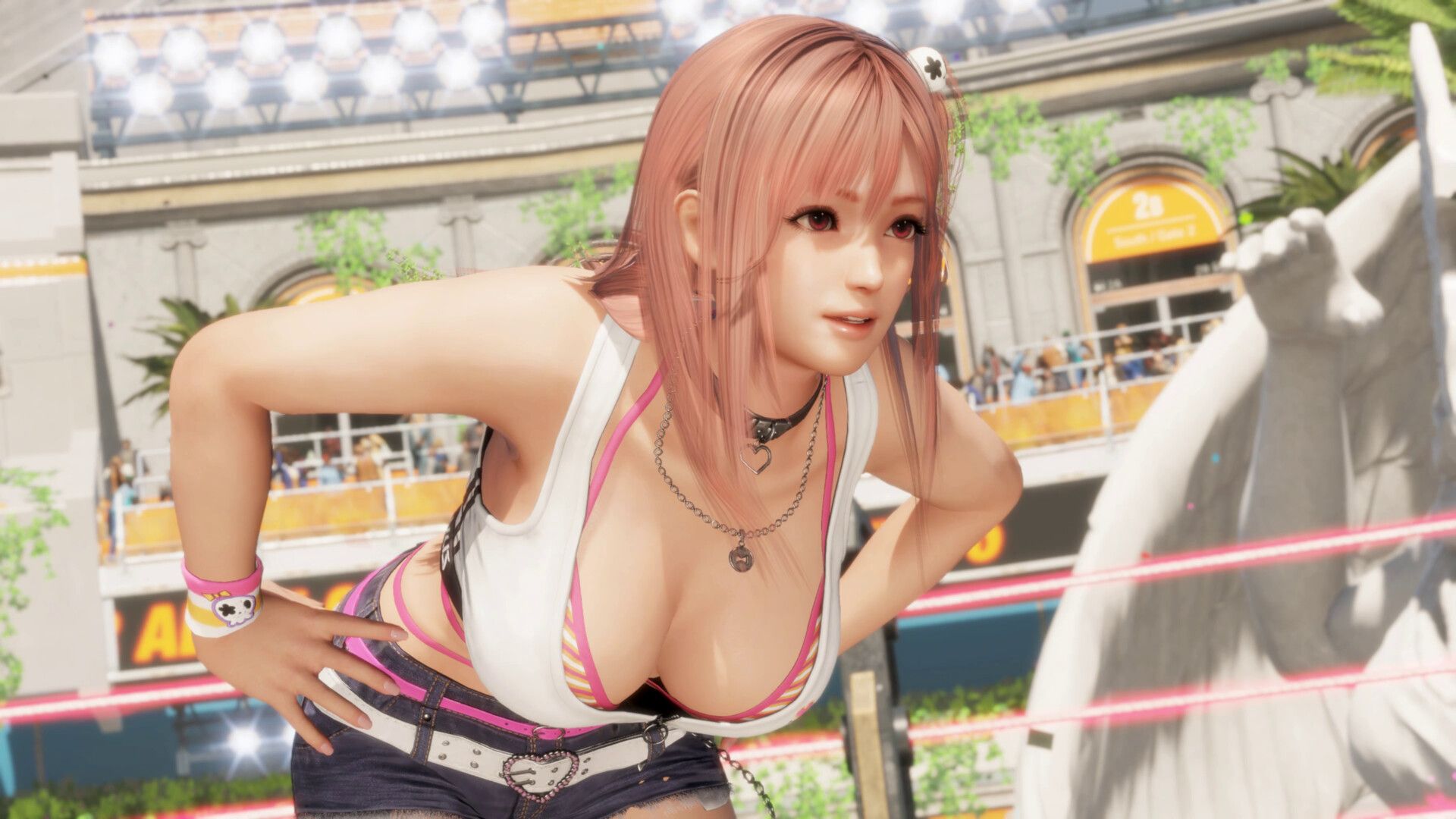 One of the thirstiest fighting games ever is coming to PS5 with a new photo mode — and you’ll be able to play it for free A Dead or Alive 6 Last Round screenshot showing