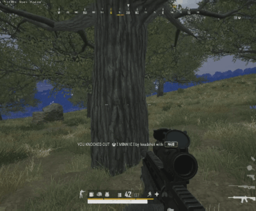 Potato salad followed by a lucky Glock spray