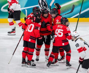 Canada women’s hockey team advances to Olympic gold medal game as Poulin makes history