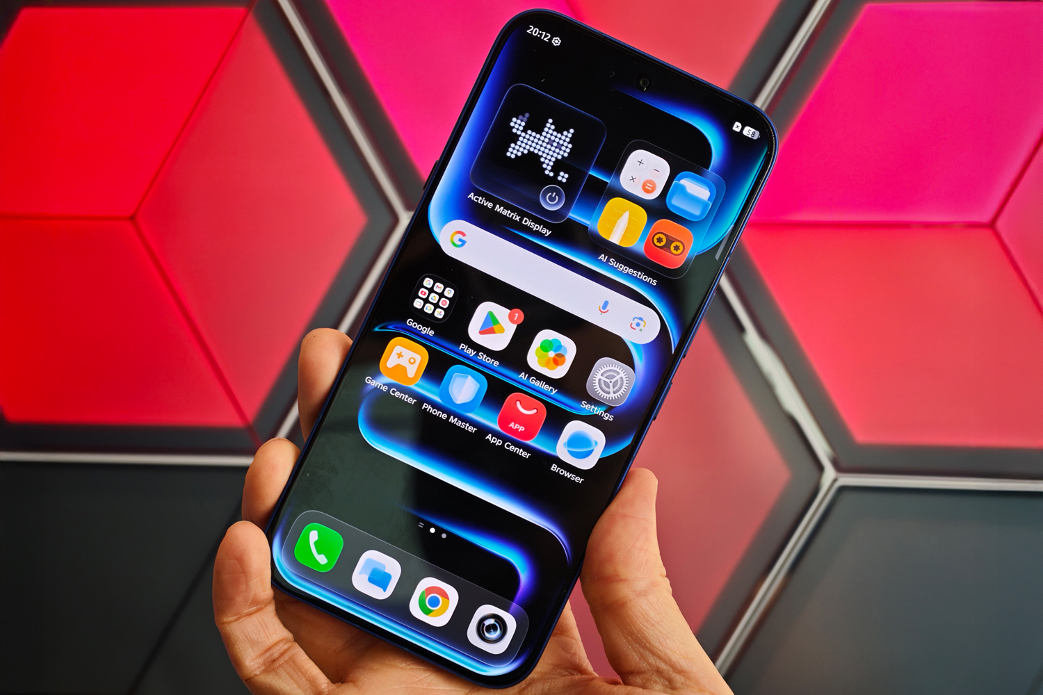 Infinix Note 60 Pro hands-on homescreen