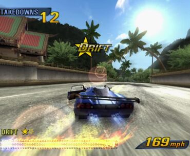 One of the most violent racing games ever. Burnout 3 (Playstation 2)