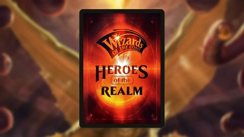 MTG Heroes of the Realm Card Back