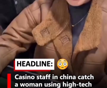 Casino staff in China caught a woman using high-tech lenses to cheat
