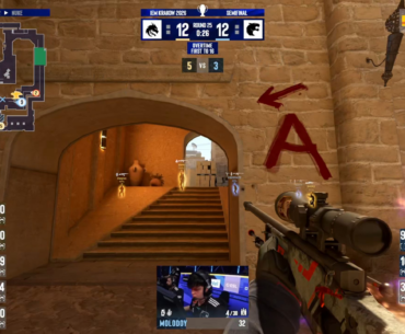 molodoy heroic AWP 3k to win the first round of Overtime for FURIA