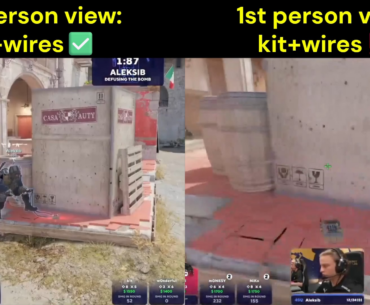 Suggestion: defusal kit and wires should also be visible in 1st person POV.