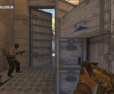 Faceit level 9 Ace on dust 2 1v4 clutch 🔥