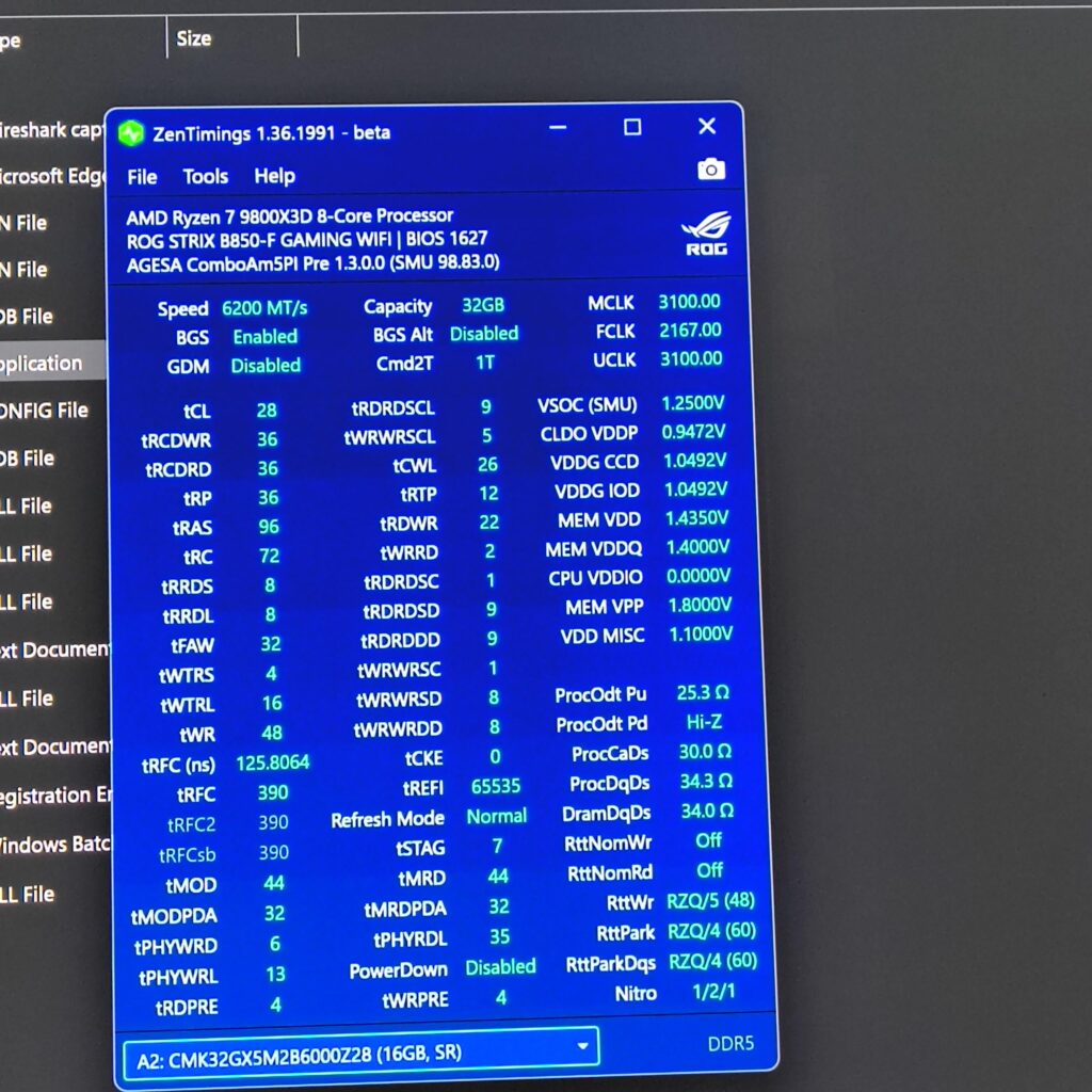 DDR5 CL28 9800X3D Any room for improve??
