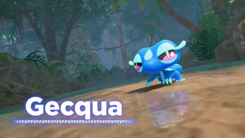 A blue gecko named Gecqua.