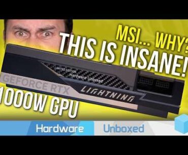MSI Made Their Own "RTX 5090 Ti", 1000W GPU