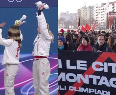 JD Vance Is Booed at Olympics While Thousands Protest U.S. Sending ICE Agents to Games in Italy
