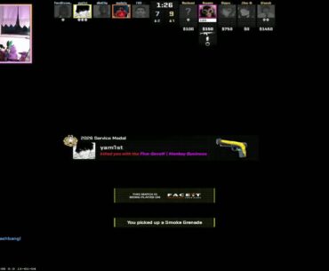 Average faceit pug where 3 girls carry a dude who bottomfrags while being sexist the whole match