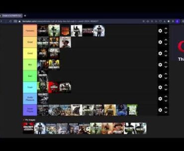 [COD] Tier list of all the games