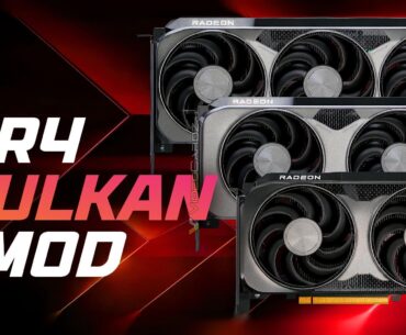 FSR 4 support is now on Vulkan titles but thanks to Modders not AMD Radeon as they remains silent