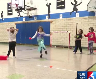 Davenport elementary students play in their own Olympic Games