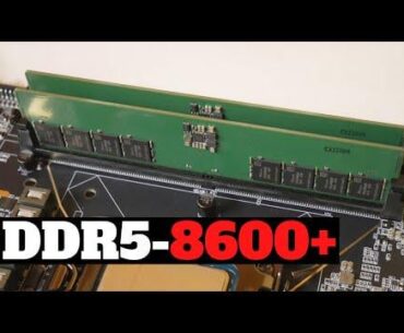 2x16GB DDR5 Hynix A-Die 5600C46 to 8600C34 overclock on 13900K EVGA Z790 Dark Kingpin
