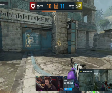 iM holds the defuse and the Cluj crowd is loving it