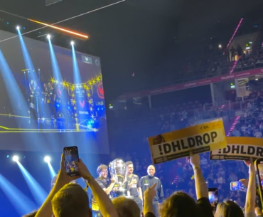 Better view of the flying camera crashing into viewer IEM Krakow 2026
