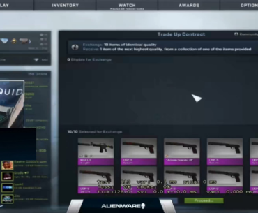 When s1mple traded up to a AWP | Dragon Lore on stream (2016)