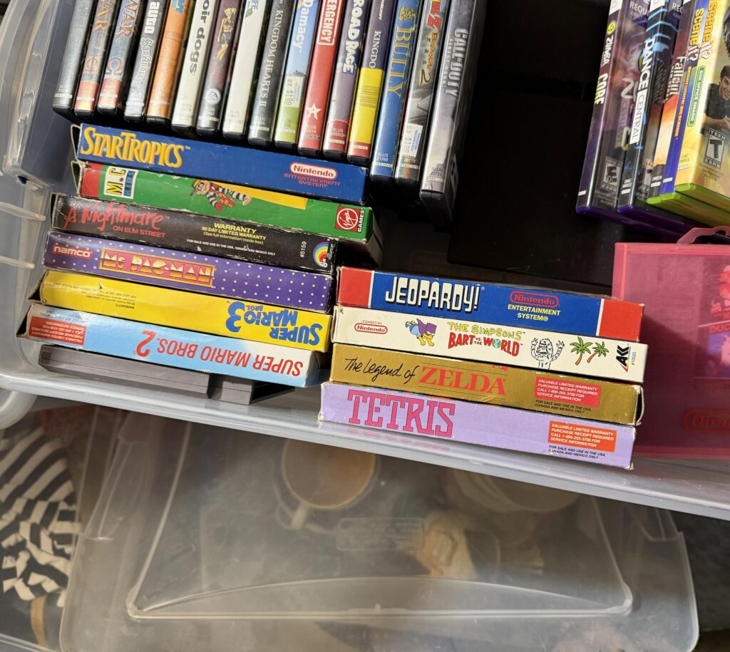 Found my wife’s NES games from when she was a kid 🕹️