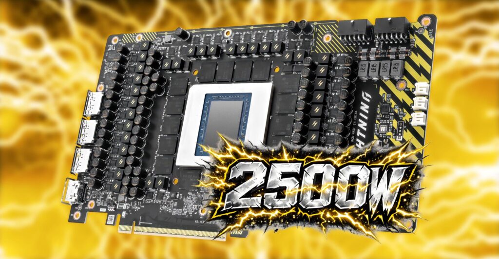 Someone leaked an MSI GeForce RTX 5090 2500W BIOS, but you probably should not use it