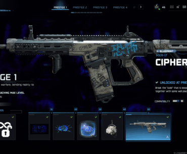 Prestige final reward weapon blueprints unlocked but not showing in Gunsmith?