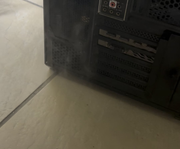 My psu started vaping i guess