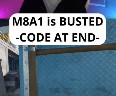 So I was messing with the M8A1 today. It's broken, here's the code. Barely and recoil.