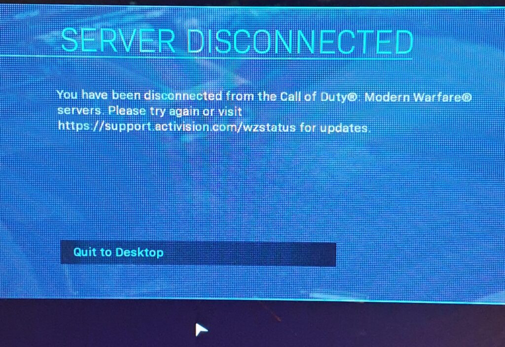 Im getting disconnected every game