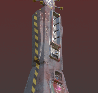 First time modeling and texturing a perk machine
