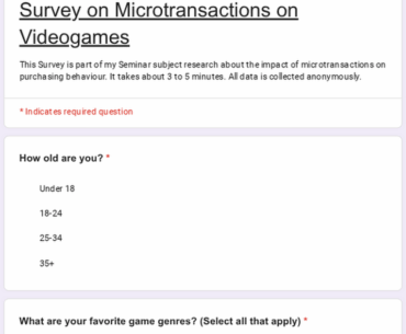 [Academic Survey] Impact of Microtransactions on spending habits [COD][COD2][COD3][COD4][MWR][WAW][MW2][BO][MW3][BO2][GHOSTS][AW][BO3][MOBILE]