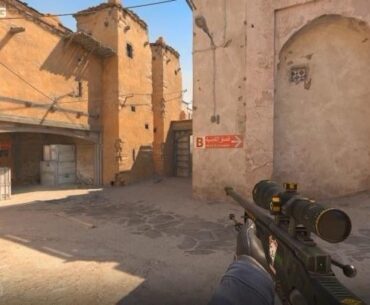 I managed to end up clutching vs 3 people with awp on A site