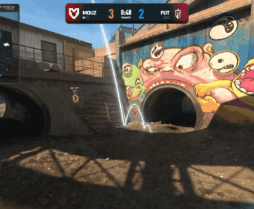 Today, everything on Overpass is going against MOUZ: mice are flying away from pistols.