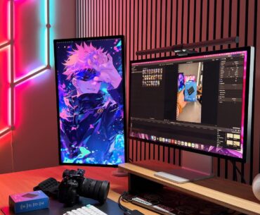 Deep in the video editing zone!