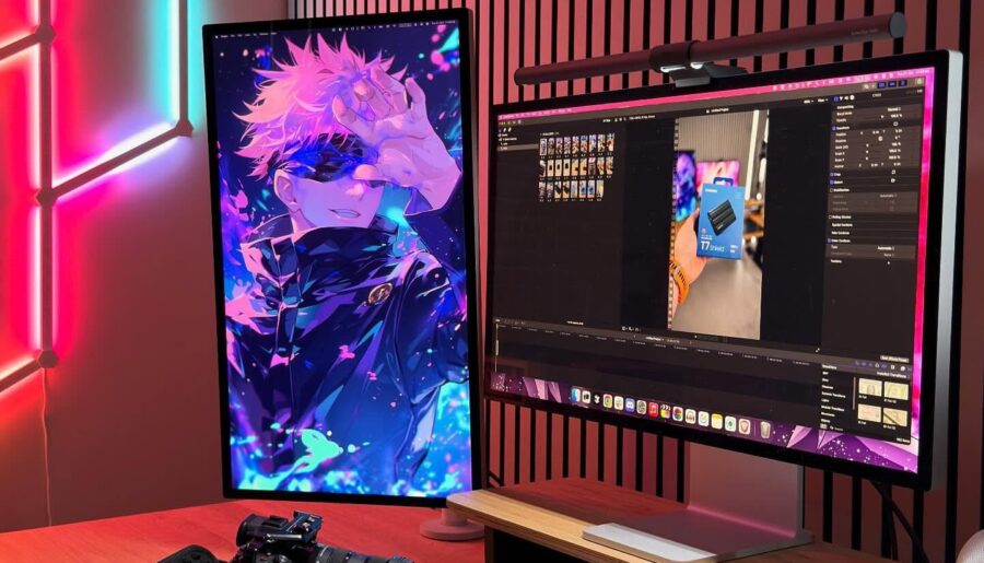 Deep in the video editing zone!