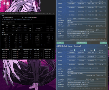 AIDA64  Benchmark: DDR5-6000 Timings on 9850X3D