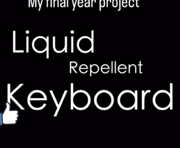Liquid repellent keyboard