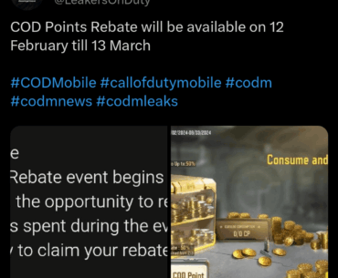 Apparently COD Point rebate is coming. Save your Coins guys.