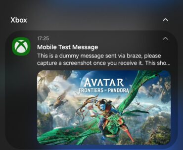 Someone at Xbox testing in production, brave