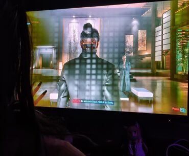 My wife is playing Cyberpunk for the first time.