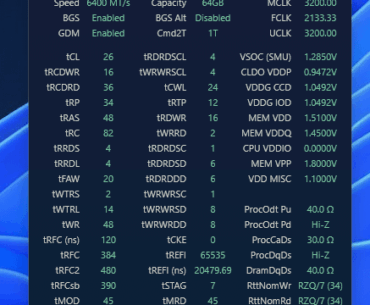 tRCDRD is not as tight after the BIOS update