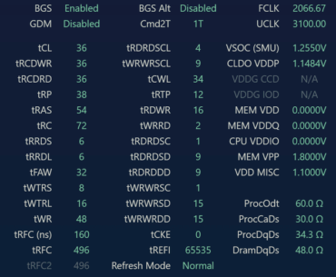 First time tuning DDR5