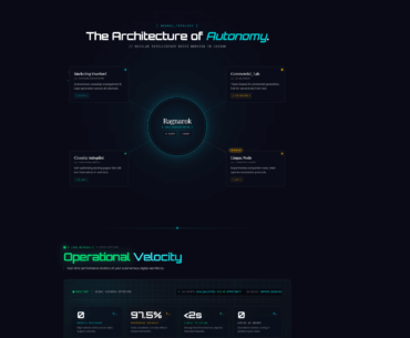 Designed a cyberpunk-inspired UI for an AI control dashboard - cyan, gold and dark terminals