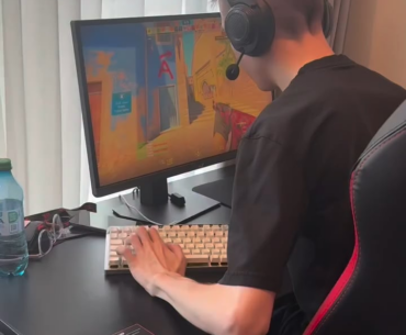 ZywOo's TikTok training session before the Cluj-Napoca final