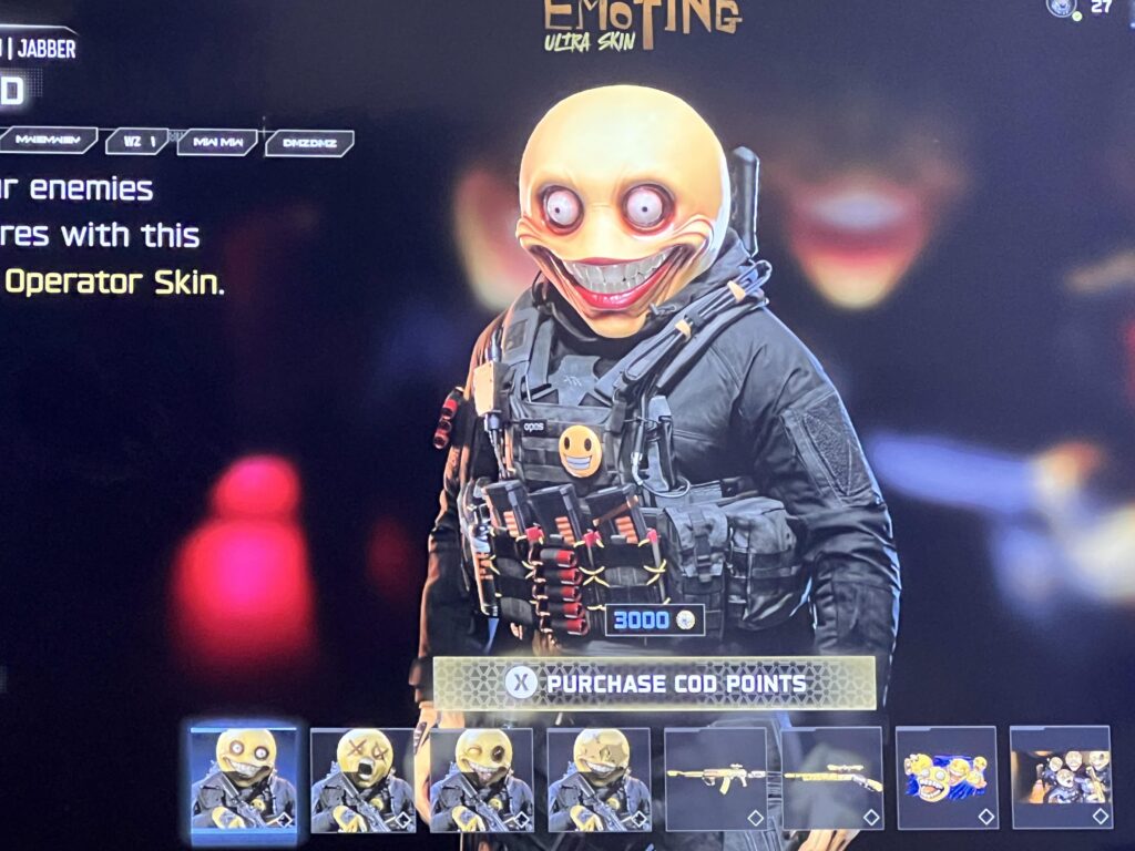 [cod] skin missing