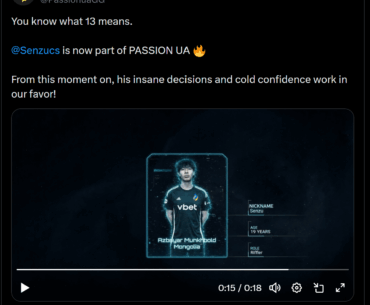 Passion UA announce Senzu.
