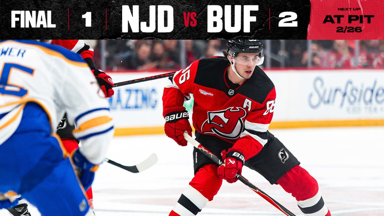 Devils Edged by Sabres | GAME STORY Devils Edged by Sabres | GAME STORY