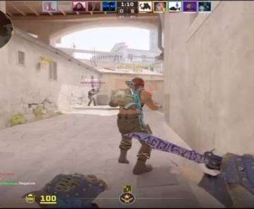 He technically pushed thru the smoke